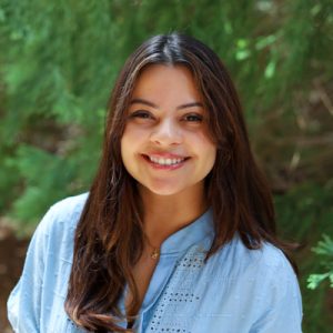 Bella Gutierrez 400p Woman in blue top smiling