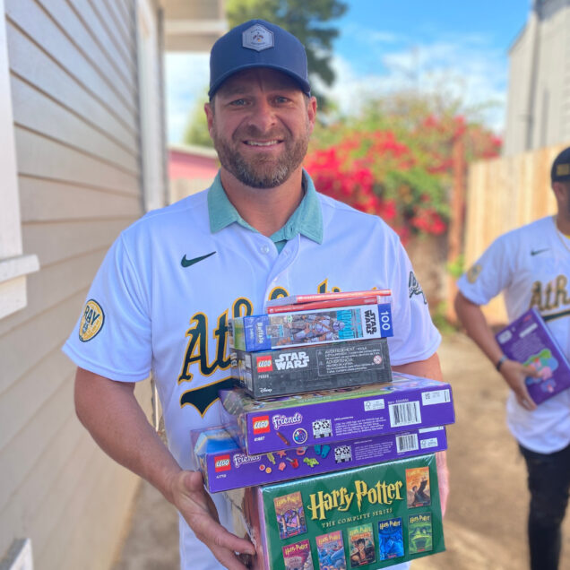 Stephen Vogt, catcher for the Oakland Athletics