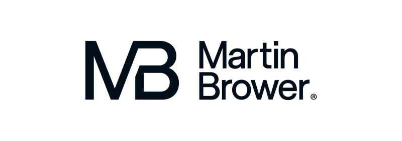 40th Annual Golf Invitational: The Martin Brower company logo in black text.